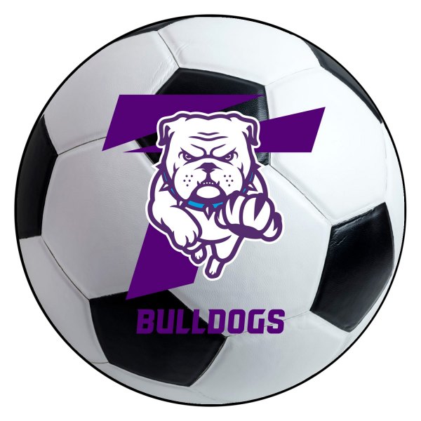 FanMats® - Truman State University 27" Dia Nylon Face Soccer Ball Floor Mat with "Bulldog T" Logo