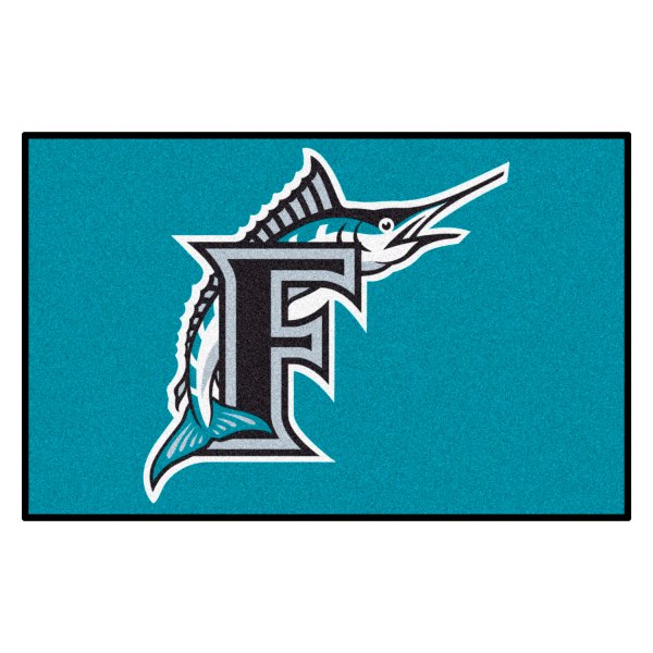FanMats® - Cooperstown Retro Collection 1993 Florida Marlins 19" x 30" Nylon Face Starter Mat