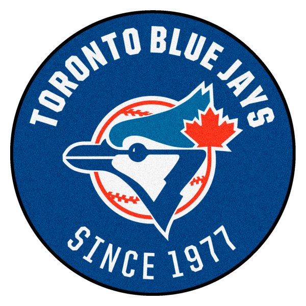 FanMats® - Cooperstown Retro Collection 1993 Toronto Blue Jays 27.6" Dia Nylon Face Starter Mat