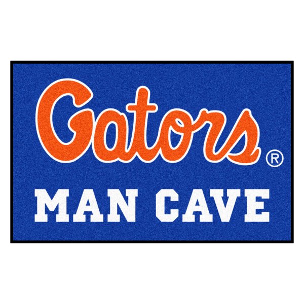 FanMats® - University of Florida 19" x 30" Nylon Face Man Cave Starter Mat with "Gators" Wordmark