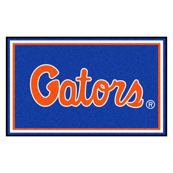 FanMats® - University of Florida 48" x 72" Nylon Face Ultra Plush Floor Rug with "Gators" Wordmark