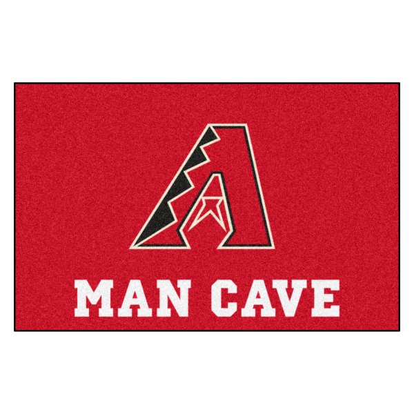 FanMats® - Arizona Diamondbacks 19" x 30" Nylon Face Man Cave Starter Mat with "Stylized A" Primary Logo
