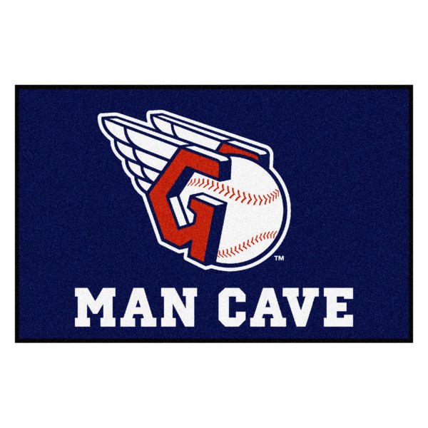 FanMats® - Cleveland Indians 19" x 30" Nylon Face Man Cave Starter Mat with "C" Logo