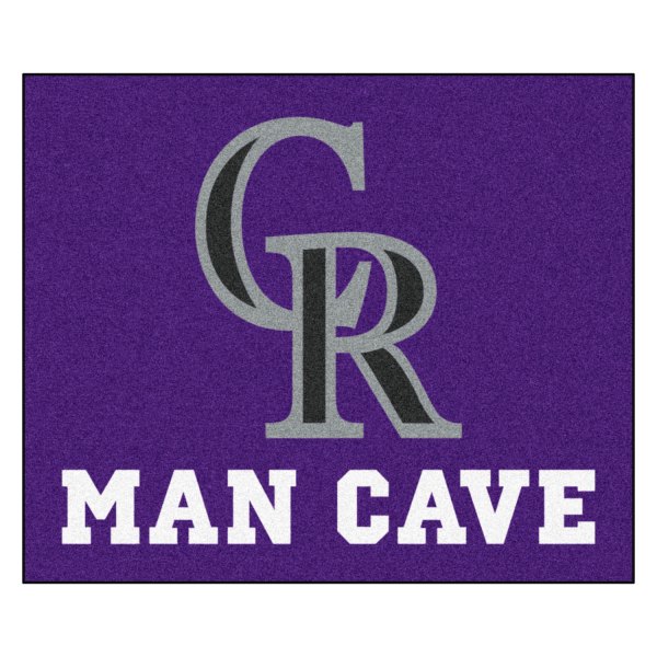 FanMats® - Colorado Rockies 60" x 72" Nylon Face Man Cave Tailgater Mat with "CR" Logo