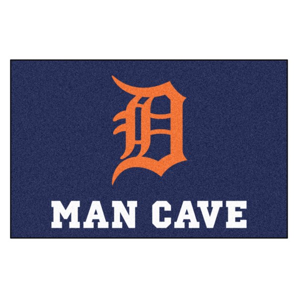 FanMats® - Detroit Tigers 19" x 30" Nylon Face Man Cave Starter Mat with "D" Logo