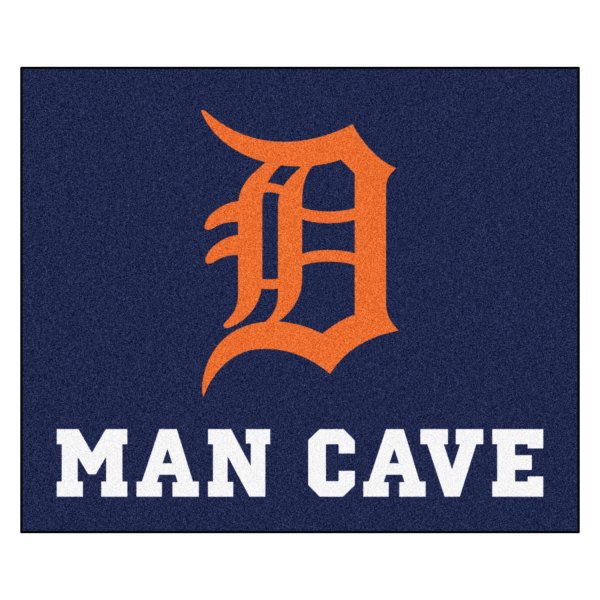 FanMats® - Detroit Tigers 60" x 72" Nylon Face Man Cave Tailgater Mat with "D" Logo