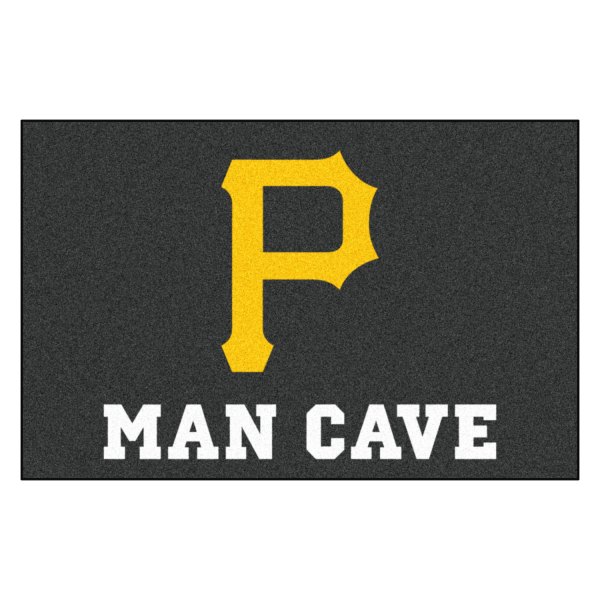 FanMats® - Pittsburgh Pirates 19" x 30" Nylon Face Man Cave Starter Mat with "P" Logo