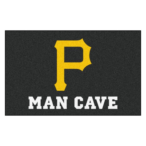 FanMats® - Pittsburgh Pirates 60" x 96" Nylon Face Man Cave Ulti-Mat with "P" Logo