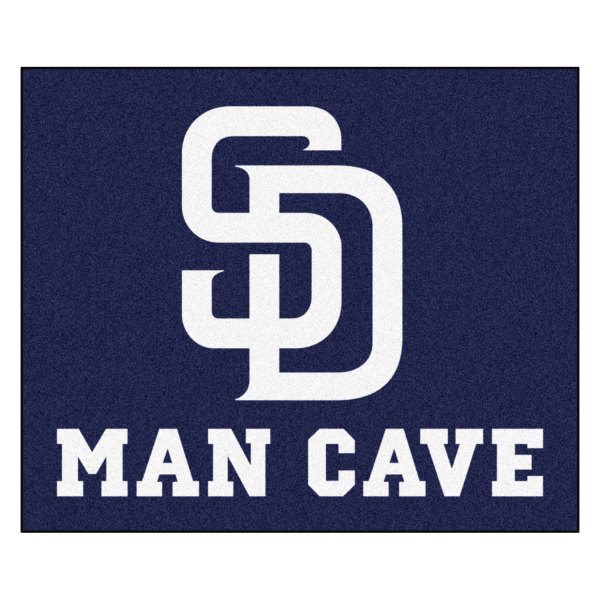 FanMats® - San Diego Padres 60" x 72" Nylon Face Man Cave Tailgater Mat with "SD" Logo