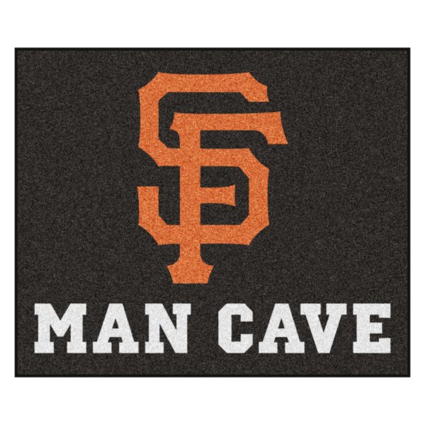 FanMats® - San Francisco Giants 60" x 72" Nylon Face Man Cave Tailgater Mat with "Baseball with Giants Wordmark" Logo