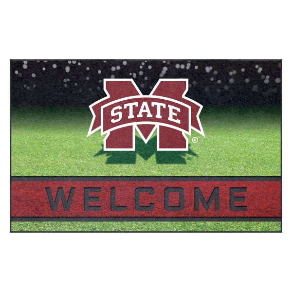 FanMats® - Mississippi State University 18" x 30" Crumb Rubber Door Mat with "M State" Logo