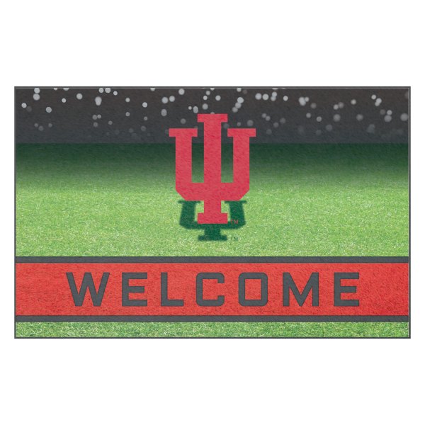 FanMats® - Indiana University 18" x 30" Crumb Rubber Door Mat with "IU" Logo