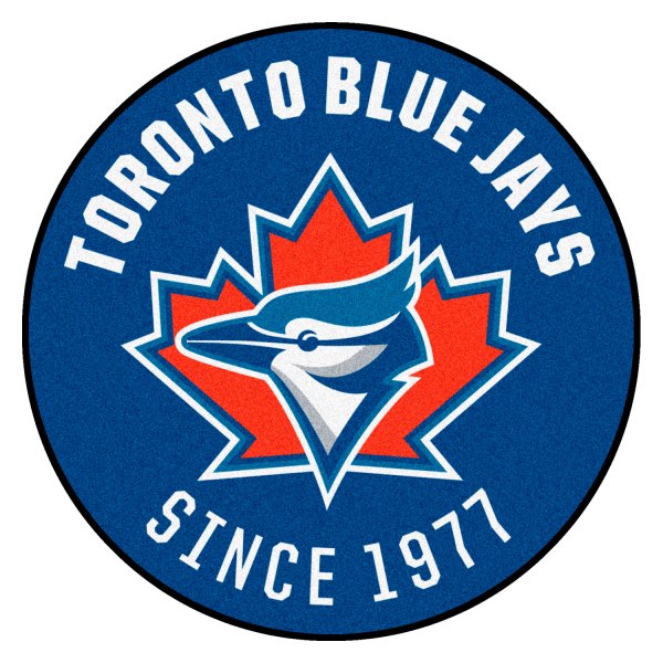 FanMats® - Cooperstown Retro Collection 1997 Toronto Blue Jays 27.6" Dia Nylon Face Starter Mat