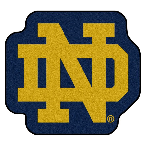 FanMats® - Notre Dame 36" x 48" Mascot Floor Mat with "ND" Logo