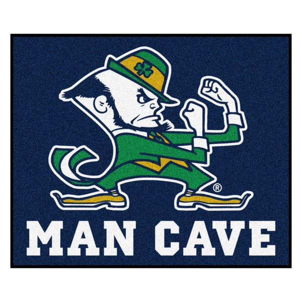 FanMats® - Notre Dame 60" x 72" Nylon Face Man Cave Tailgater Mat with "Fighting Irish" Logo