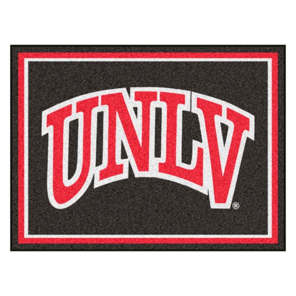 FanMats® - University of Nevada (Las Vegas) 96" x 120" Nylon Face Ultra Plush Floor Rug with "UNLV" Logo