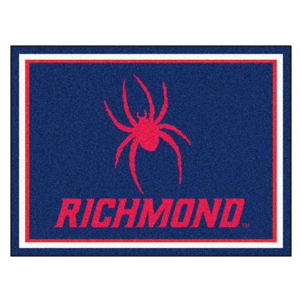FanMats® - University of Richmond 96" x 120" Nylon Face Ultra Plush Floor Rug with "Spider & Richmond" Logo