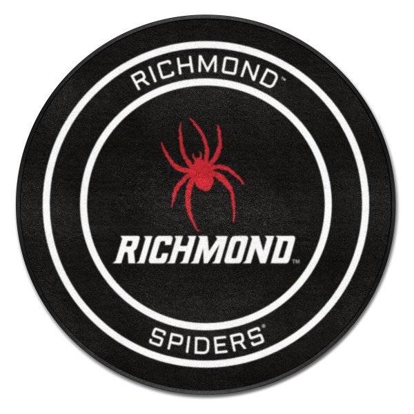 FanMats® - University of Richmond 27" Dia Nylon Face Hockey Puck Floor Mat with "Spider & Richmond" Logo