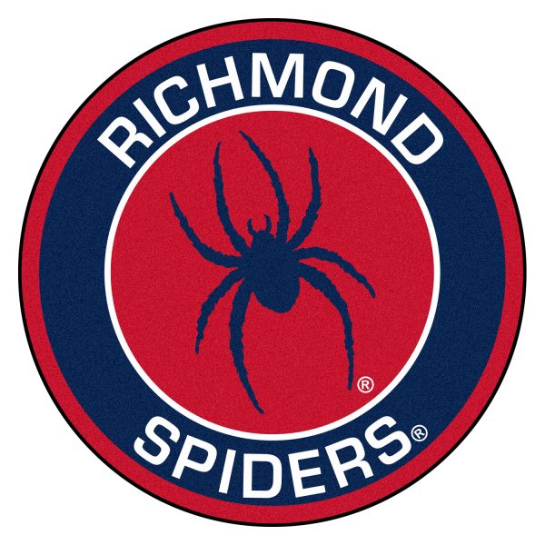 FanMats® - University of Richmond 27" Dia Nylon Face Floor Mat with "Spider" Logo