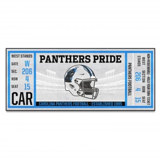 NFL - Carolina Panthers Ticket Runner 30x72 