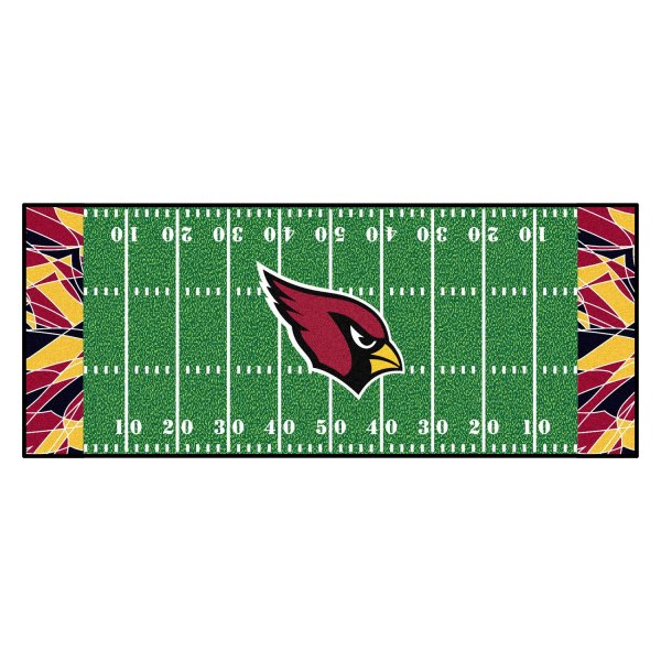 FanMats® - Arizona Cardinals 30" x 72" Nylon Face Football Field Runner Mat