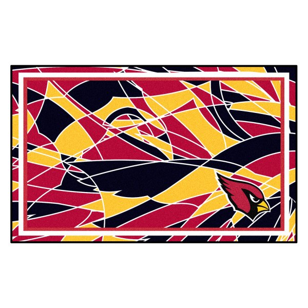 FanMats® - "X-Fit" Arizona Cardinals 48" x 72" Nylon Face Ultra Plush Floor Rug