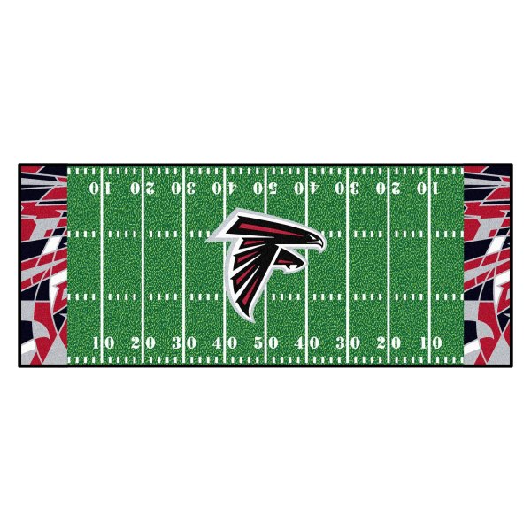 FanMats® - Atlanta Falcons 30" x 72" Nylon Face Football Field Runner Mat