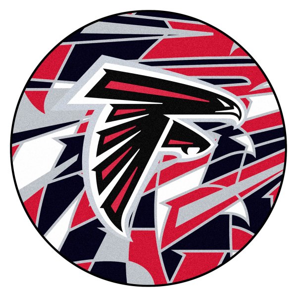 FanMats® - "X-Fit" Atlanta Falcons 27" Dia Nylon Face Floor Mat