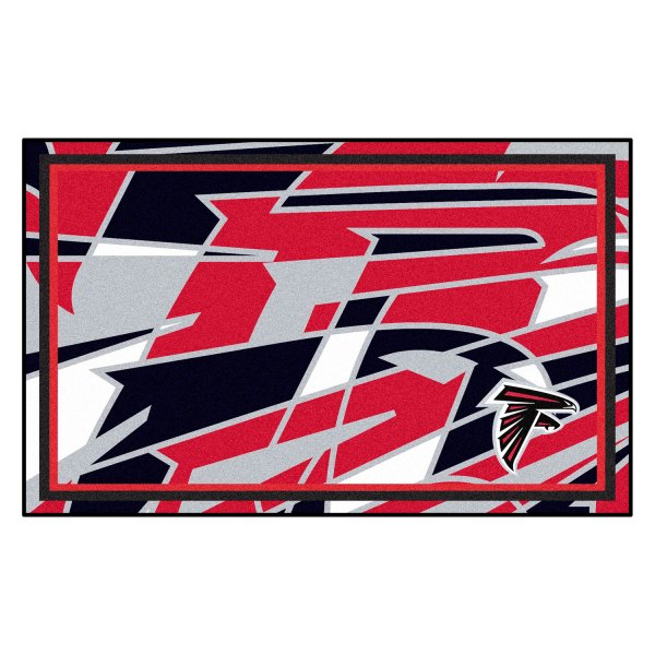FanMats® - "X-Fit" Atlanta Falcons 48" x 72" Nylon Face Ultra Plush Floor Rug