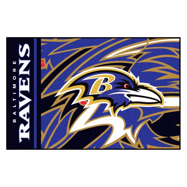 FanMats® - "X-Fit" Baltimore Ravens 19" x 30" Nylon Face Starter Mat