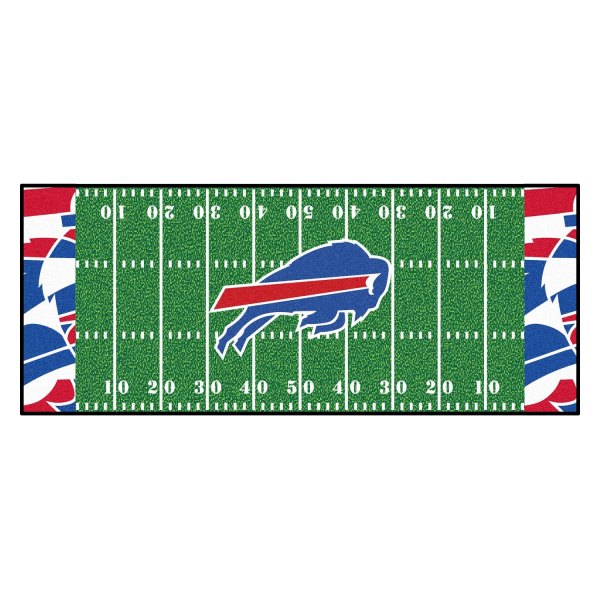 FanMats® - Buffalo Bills 30" x 72" Nylon Face Football Field Runner Mat