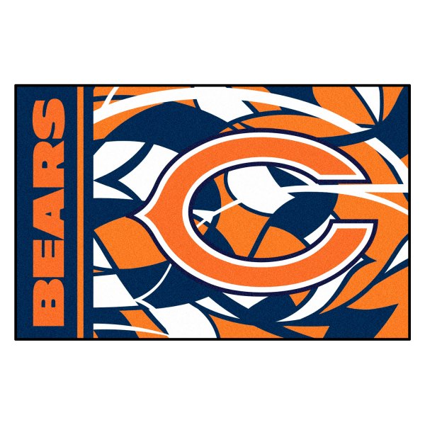 FanMats® - "X-Fit" Chicago Bears 19" x 30" Nylon Face Starter Mat