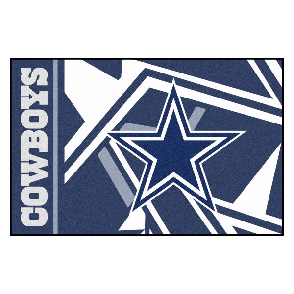 FanMats® - "X-Fit" Dallas Cowboys 19" x 30" Nylon Face Starter Mat