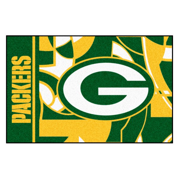 FanMats® - "X-Fit" Green Bay Packers 19" x 30" Nylon Face Starter Mat