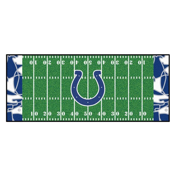 FanMats® - Indianapolis Colts 30" x 72" Nylon Face Football Field Runner Mat