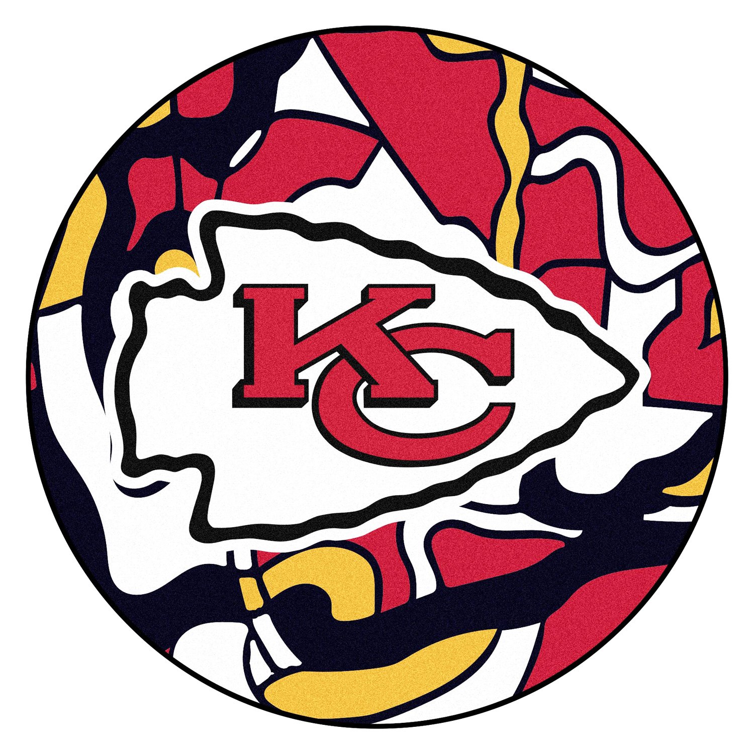 : FANMATS - 5786 NFL Kansas City Chiefs Nylon Face Starter Rug 19x30  : Automotive Carpet Floor Mats : Sports & Outdoors