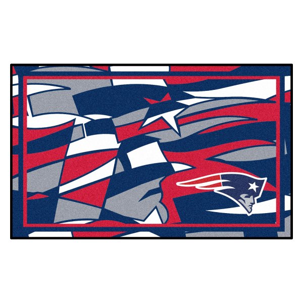FanMats® - "X-Fit" New England Patriots 48" x 72" Nylon Face Ultra Plush Floor Rug