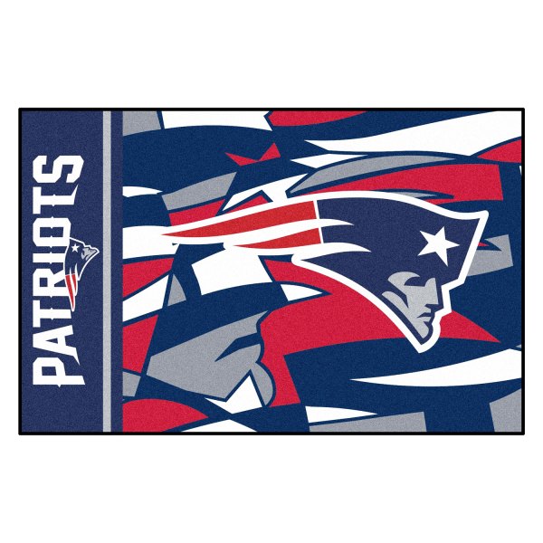 FanMats® - "X-Fit" New England Patriots 19" x 30" Nylon Face Starter Mat