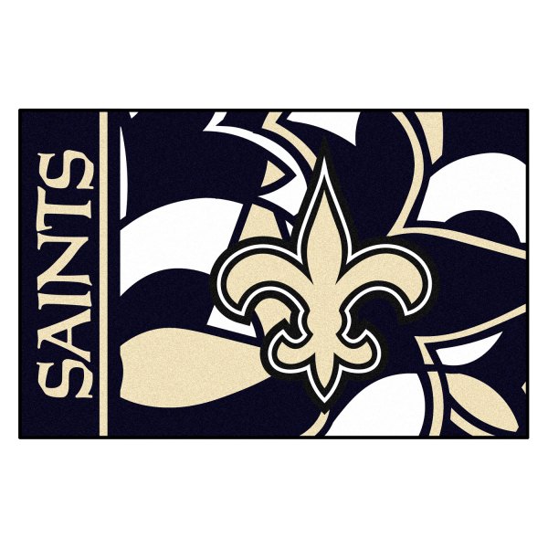 FanMats® - "X-Fit" New Orleans Saints 19" x 30" Nylon Face Starter Mat