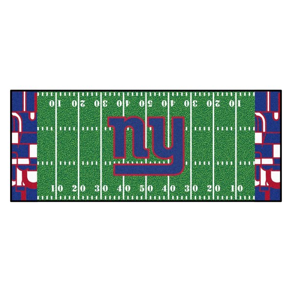 FanMats® - New York Giants 30" x 72" Nylon Face Football Field Runner Mat