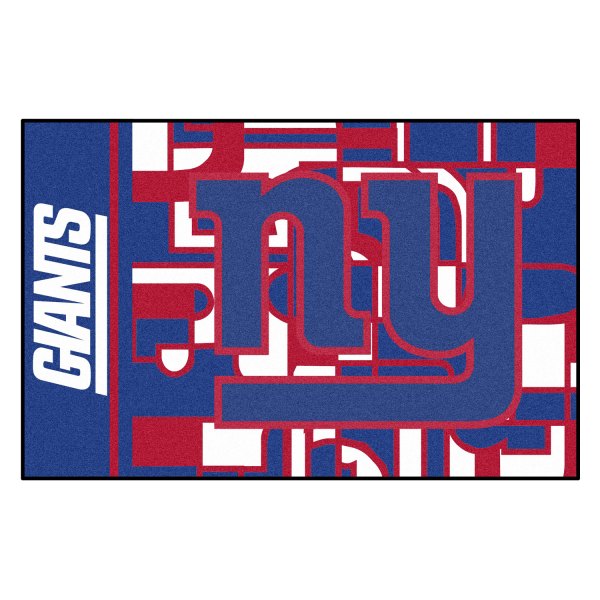 FanMats® - "X-Fit" New York Giants 19" x 30" Nylon Face Starter Mat
