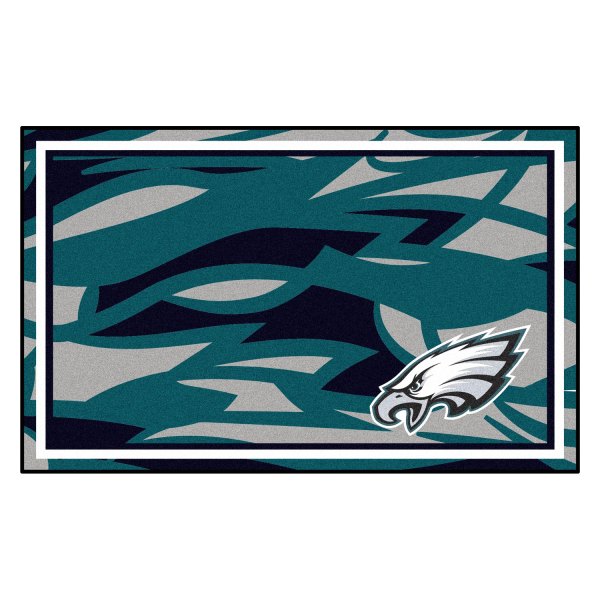 FanMats® - "X-Fit" Philadelphia Eagles 48" x 72" Nylon Face Ultra Plush Floor Rug