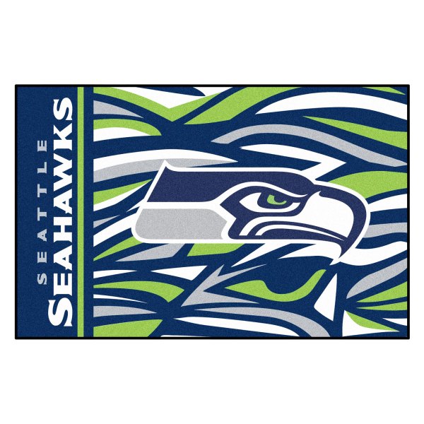 FanMats® - "X-Fit" Seattle Seahawks 19" x 30" Nylon Face Starter Mat