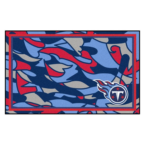 FanMats® - "X-Fit" Tennessee Titans 48" x 72" Nylon Face Ultra Plush Floor Rug