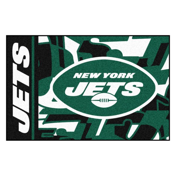 FanMats® - "X-Fit" New York Jets 19" x 30" Nylon Face Starter Mat