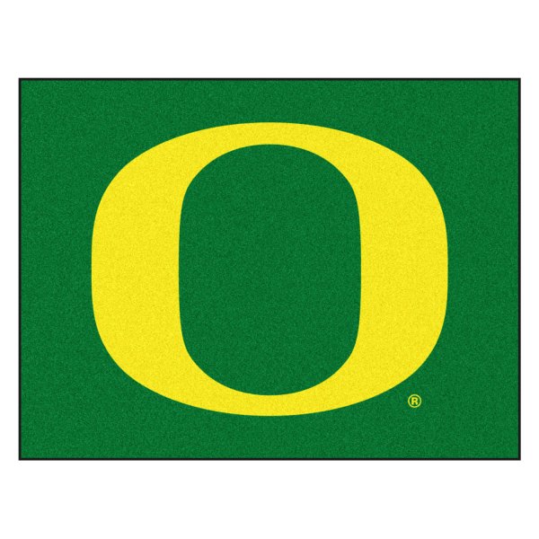 FanMats® - University of Oregon 33.75" x 42.5" Nylon Face All-Star Floor Mat with "O" Logo