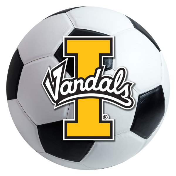 FanMats® - University of Idaho 27" Dia Nylon Face Soccer Ball Floor Mat with "I Vandals" Logo