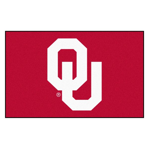 FanMats® - University of Oklahoma 60" x 96" Nylon Face Ulti-Mat with "OU" Logo