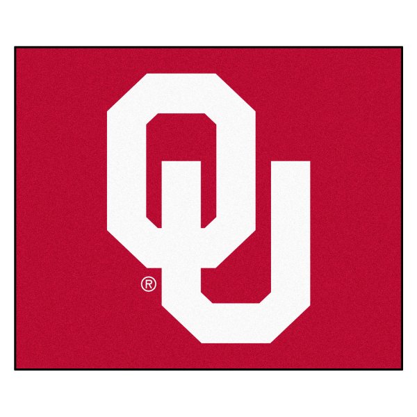 FanMats® - University of Oklahoma 59.5" x 71" Nylon Face Tailgater Mat with "OU" Logo