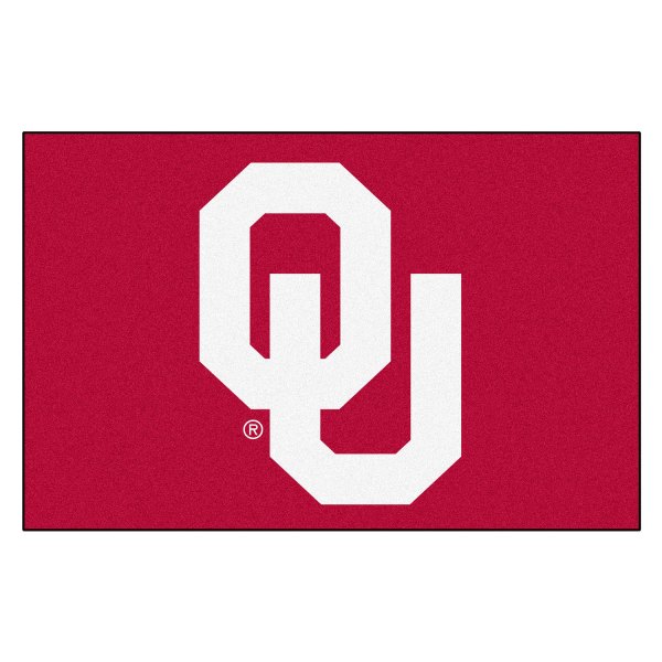 FanMats® - University of Oklahoma 19" x 30" Nylon Face Starter Mat with "OU" Logo